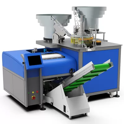 Fully automatic assembly and counting packaging machine
